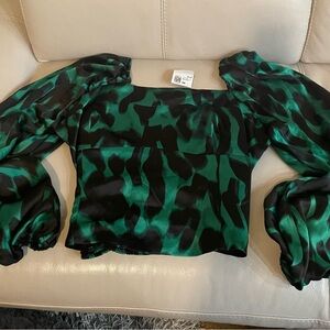 FOREVER 21 X3 NEW SET OF Blouse and Blk Slacks